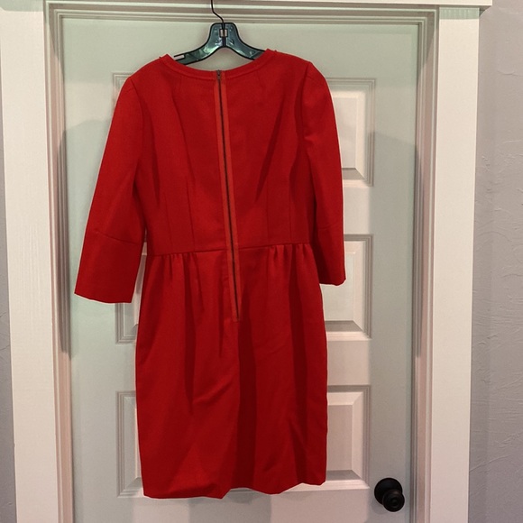 JCrew// red dress, size 8 - Picture 3 of 4